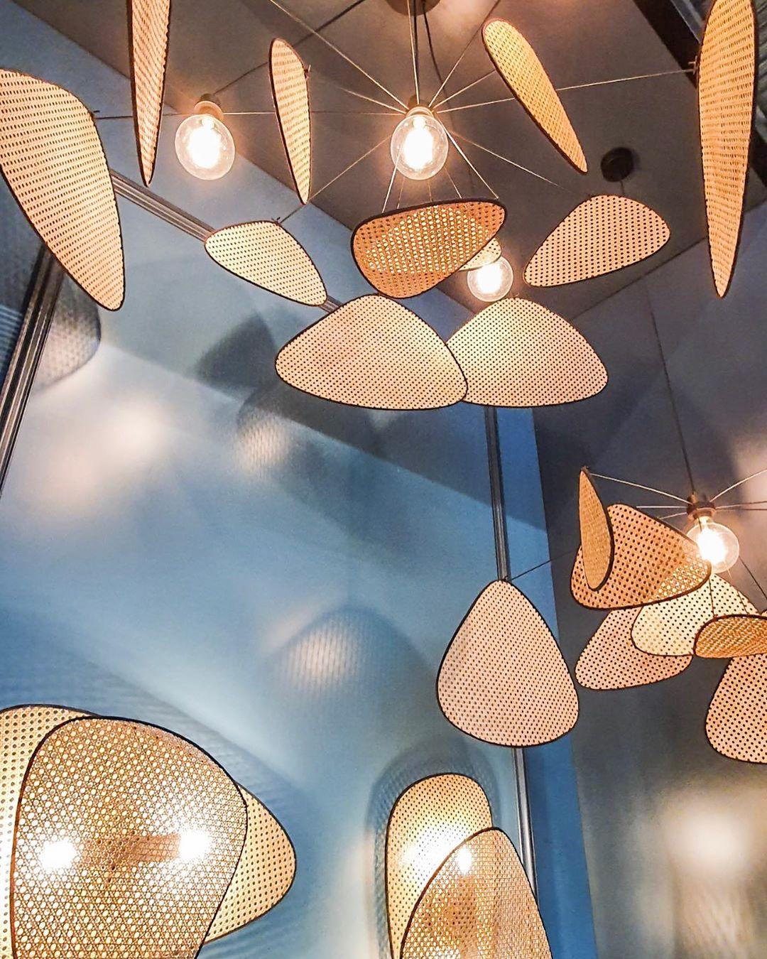 Screen Cannage Pendant Swag Light