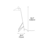 Svelte Noir Floor Lamp 28.3"