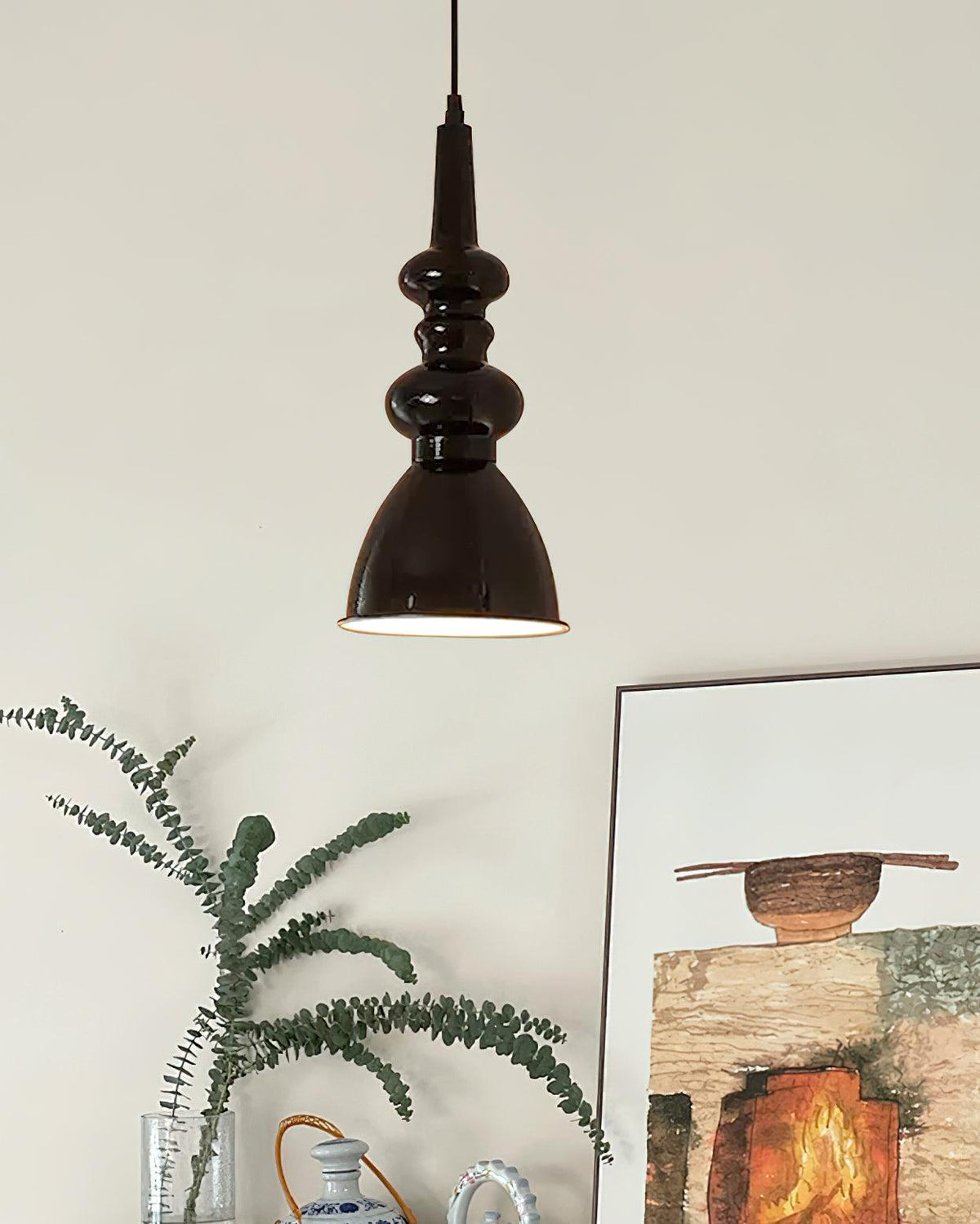 Svelte Noir Pendant Light 5.9"