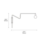 Swing Wall Lamp 27.6"