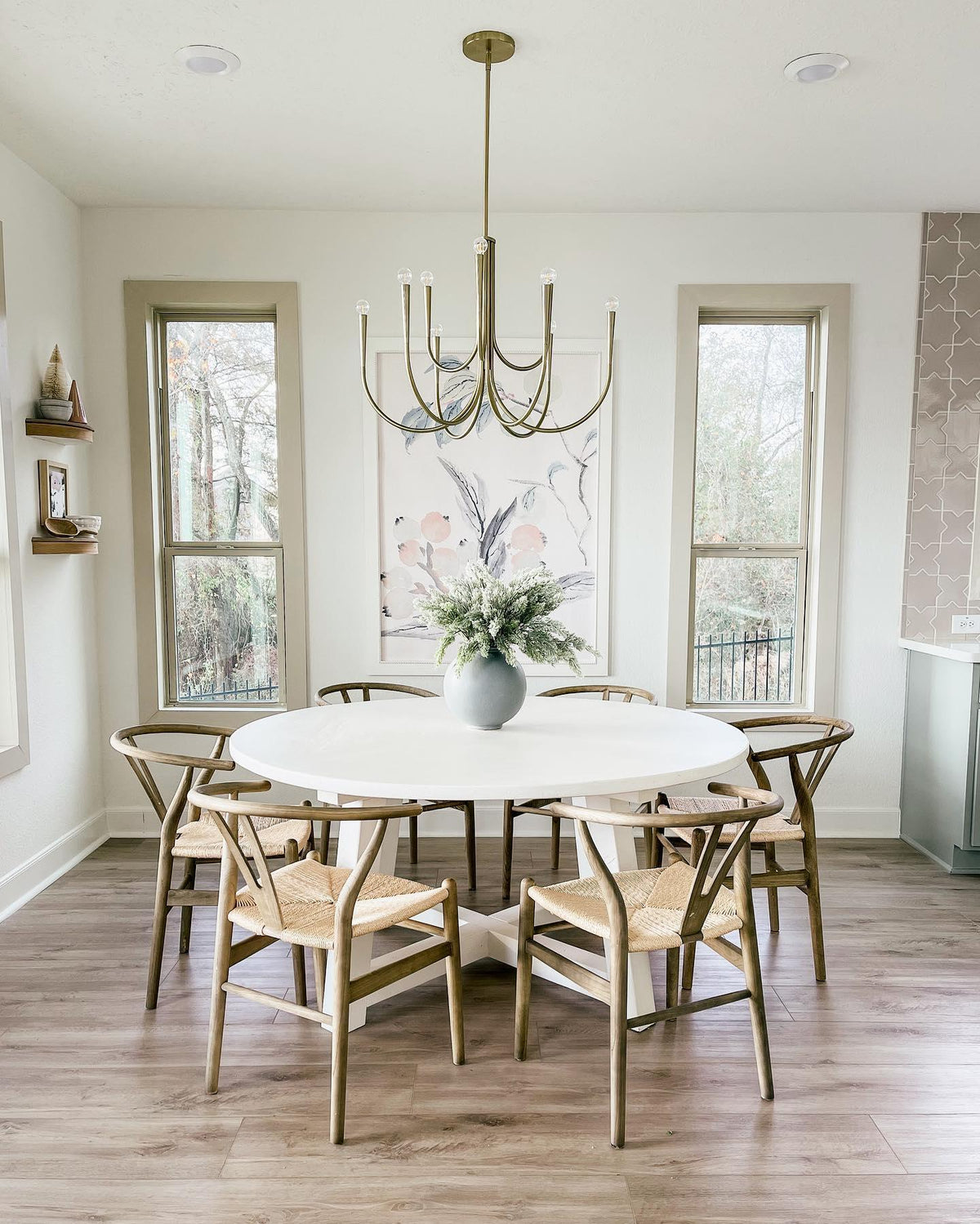 Swoop Arm Chandelier