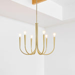 Swoop Arm Chandelier