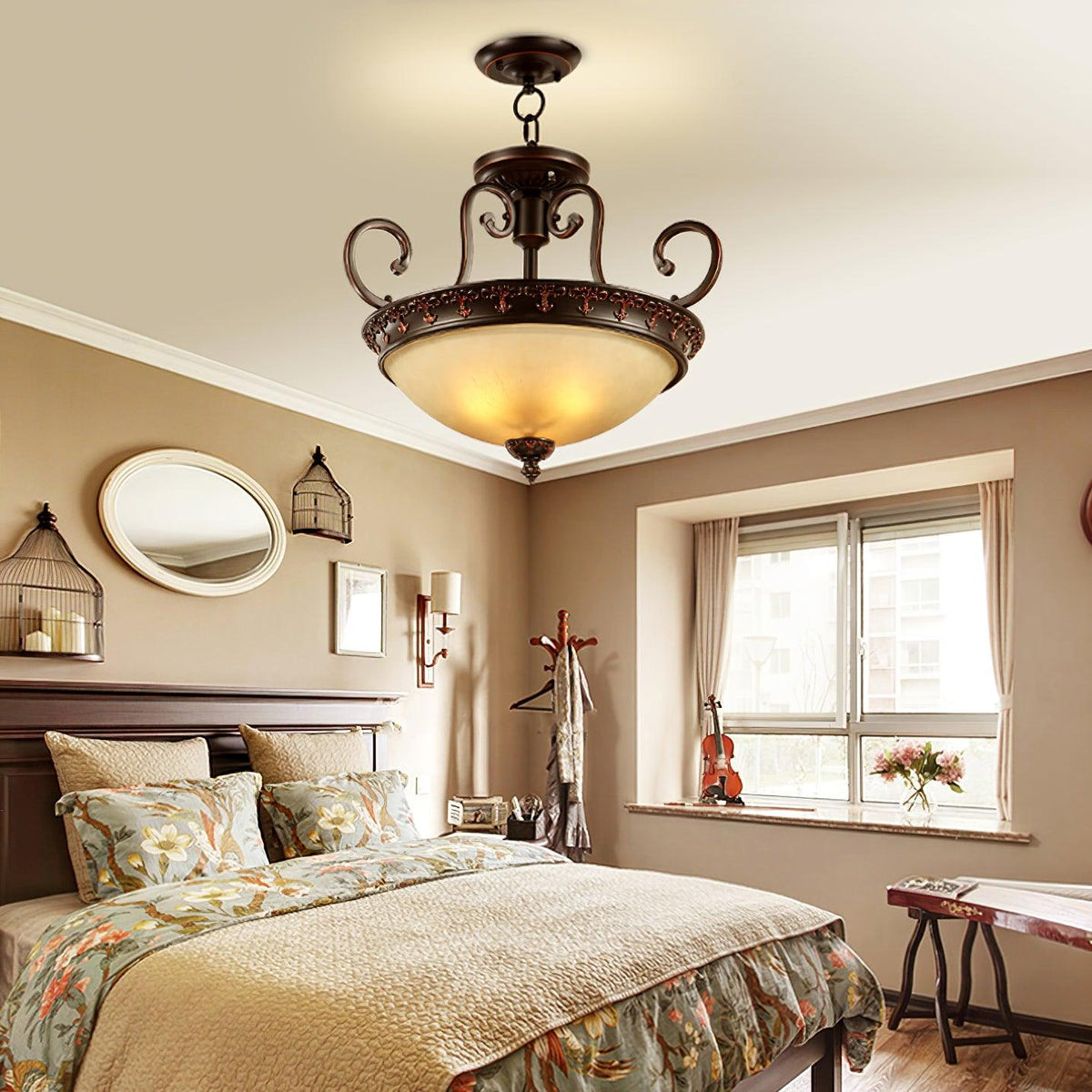 Symphony Semi-Flush Ceiling Light 21.7"