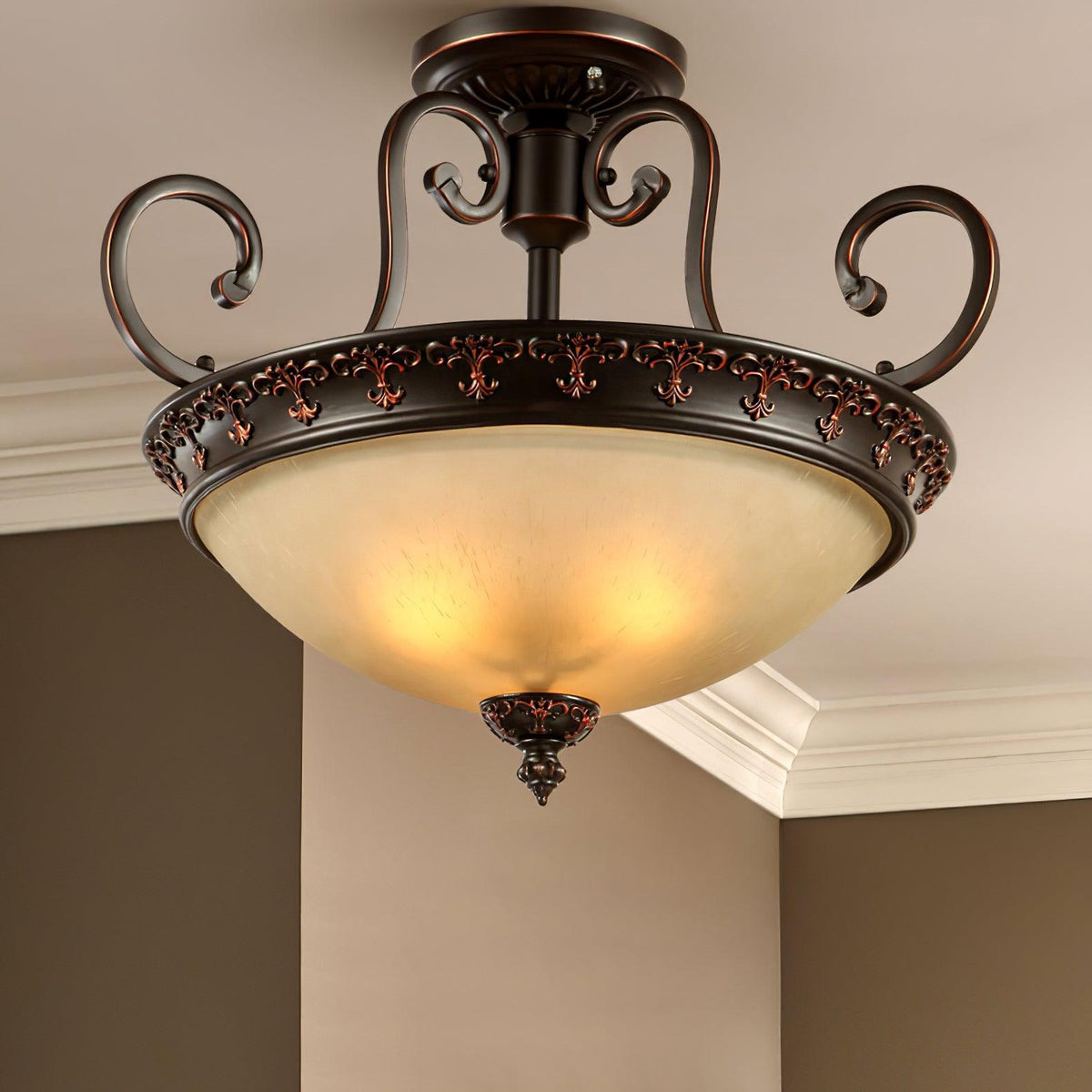 Symphony Semi-Flush Ceiling Light 21.7"