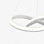 Ribbon Dining Room Chandelier Modern Chandelier with Remote Control