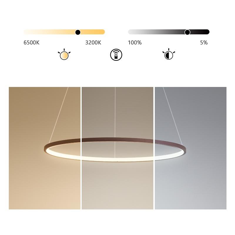 Circle Linear Modern Chandelier Pendant Lights