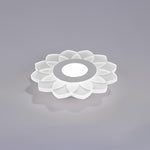Modern Flush Mount Light Concentric Circle Flower Shaped Light