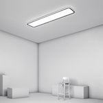 20'' 30'' Simple Modern Flush Mount Light Rectangular Black Light