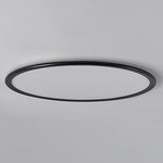 16'' Modern LED Ultrathin White Black Flush Mount Lights Circle Ceiling Lights