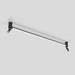 LED Strip Modern Flush Mount Ceiling Lights with Bulb and Spotlight