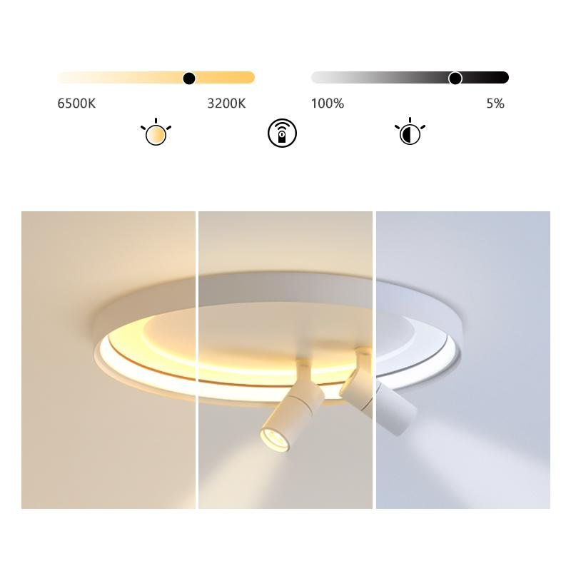 Modern Industrial Flush Mount Kitchen Lighting Spotlight Dining Room Ceiling Light