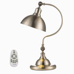 20'' Antique Metallic LED Desk Lamp with Adjustable Gooseneck for Task Lighting
