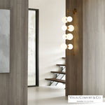 ModernRail Wall Sconce, 8-Light, LED, Aged Brass, 36"H (700MDWS3GRS 70DR3LG)