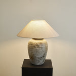 Tavira Aged Stone Table Lamp