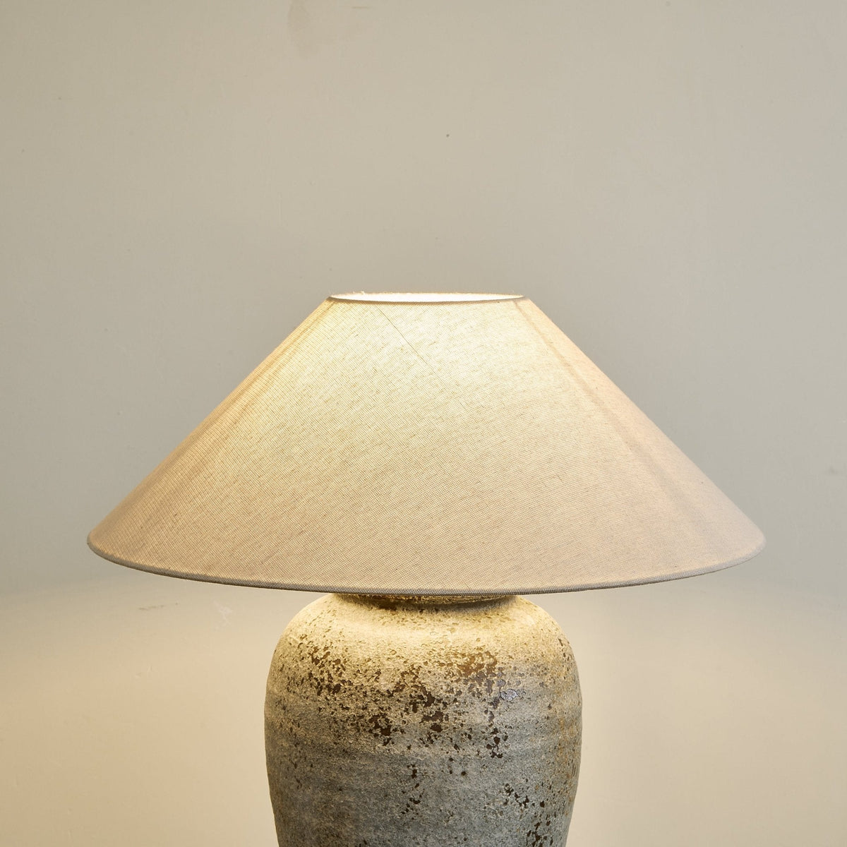 Tavira Aged Stone Table Lamp