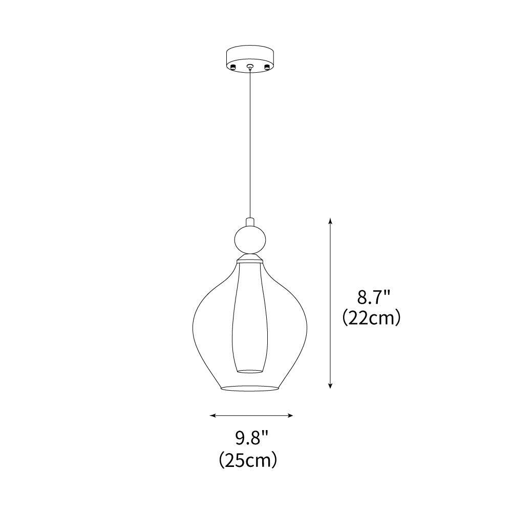 Teardrop Pendant Light
