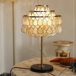 Teardrops Shell Table Lamp
