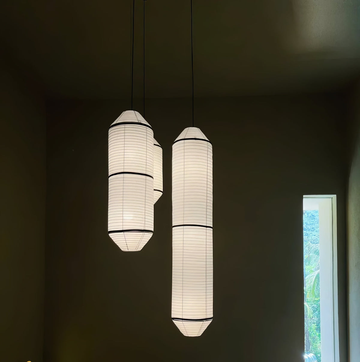 Tekio Mulberry Silk Pendant Lamp