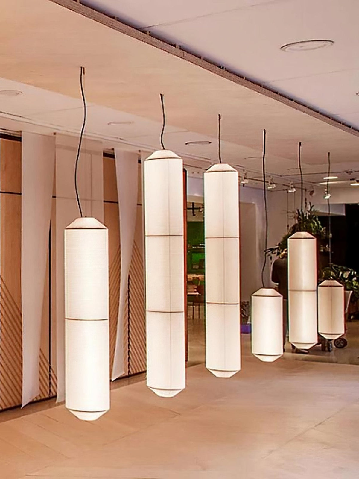 Tekio Mulberry Silk Pendant Lamp