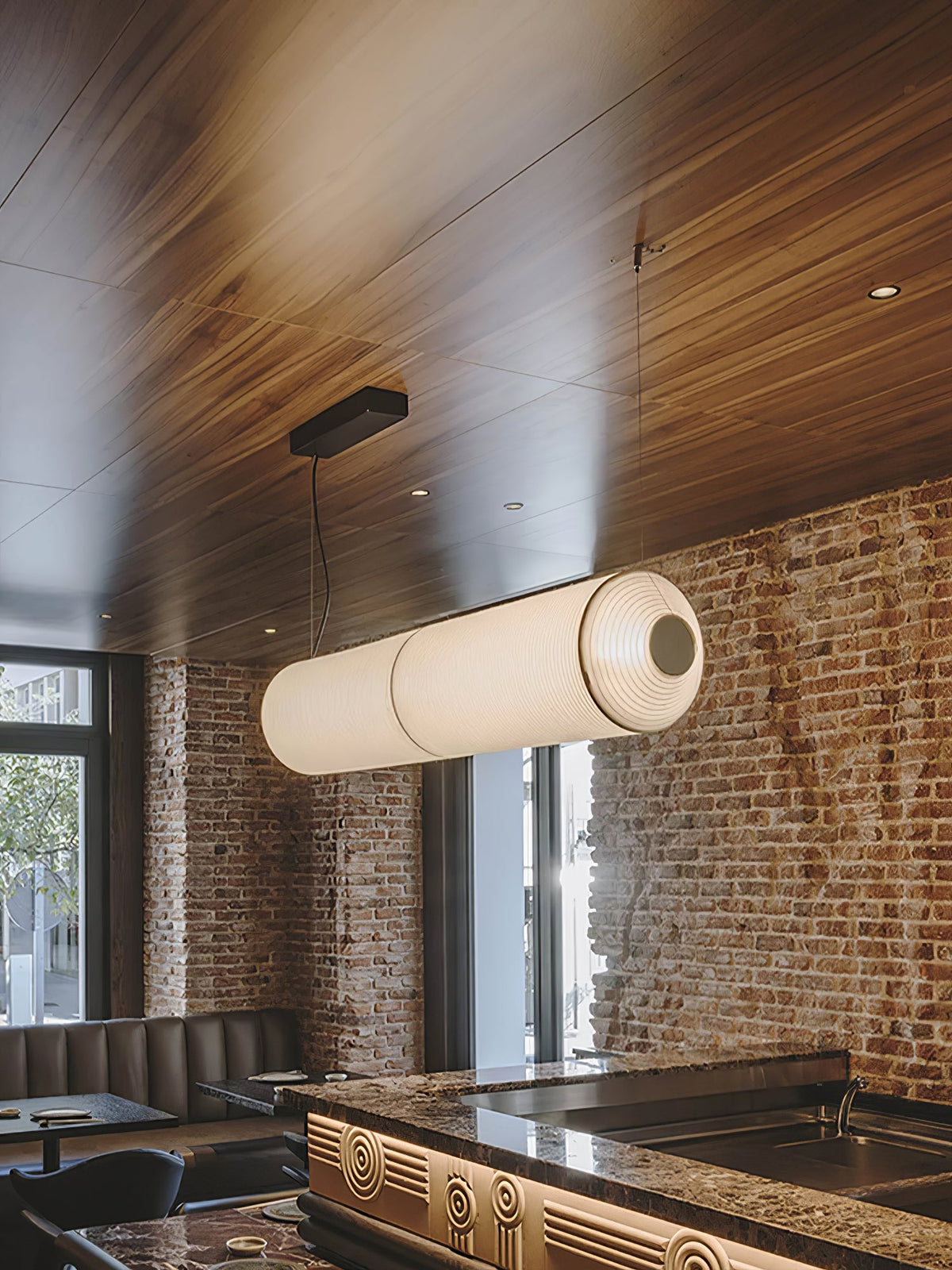 Tekio Mulberry Silk Pendant Lamp