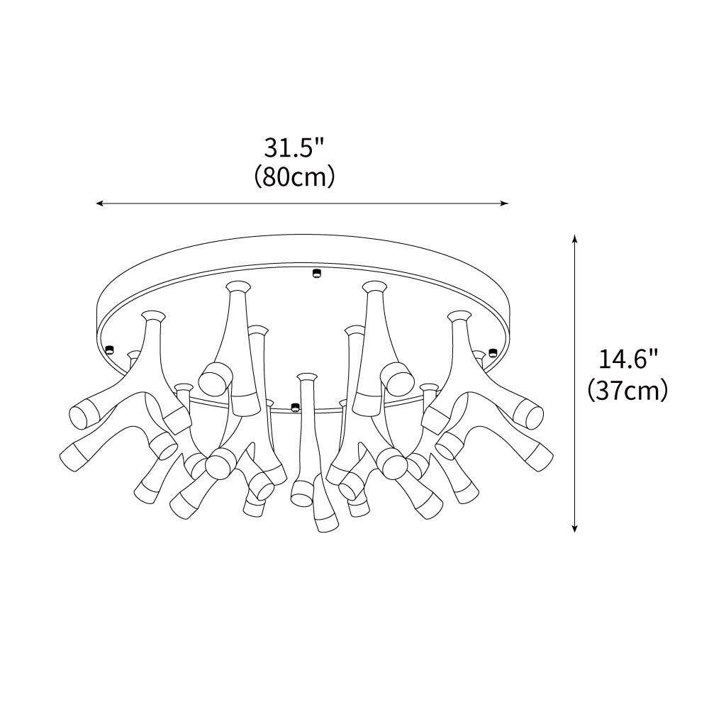 Tentacle Ceiling Lamp