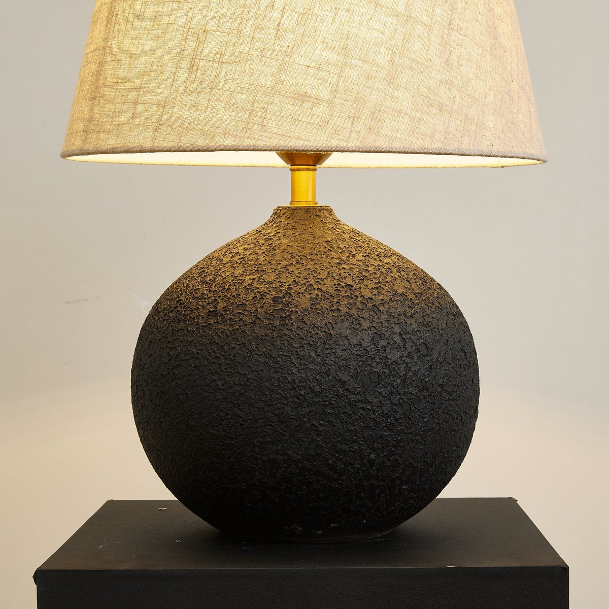 Terra Noir Textured Table Lamp