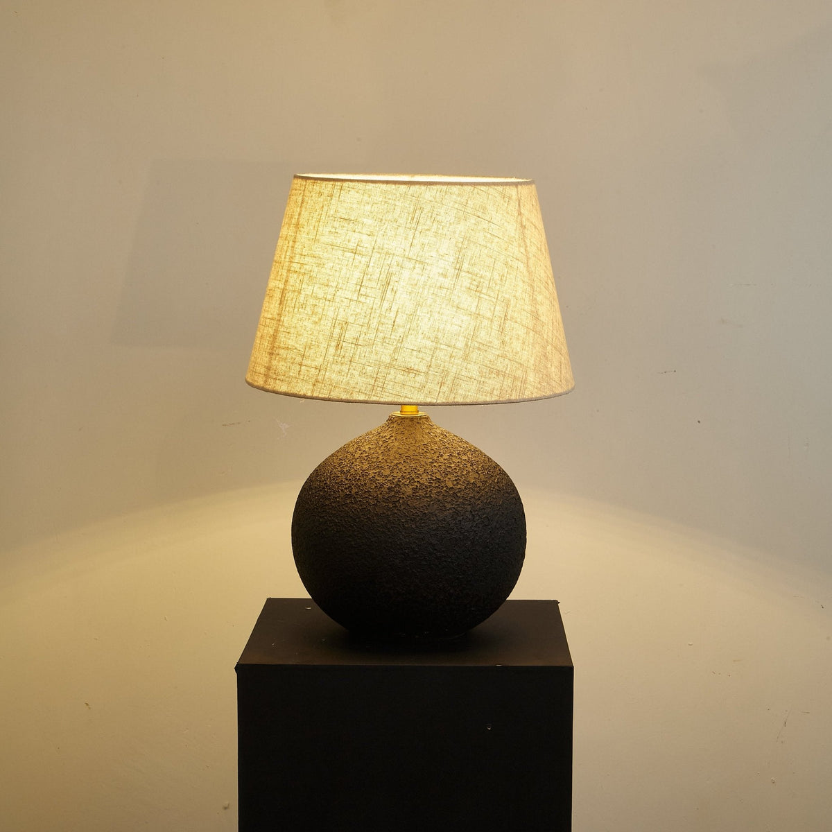 Terra Noir Textured Table Lamp