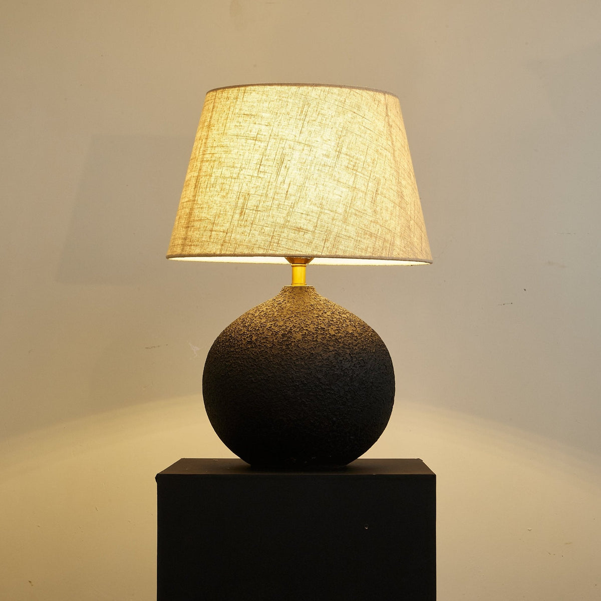 Terra Noir Textured Table Lamp