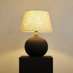 Terra Noir Textured Table Lamp