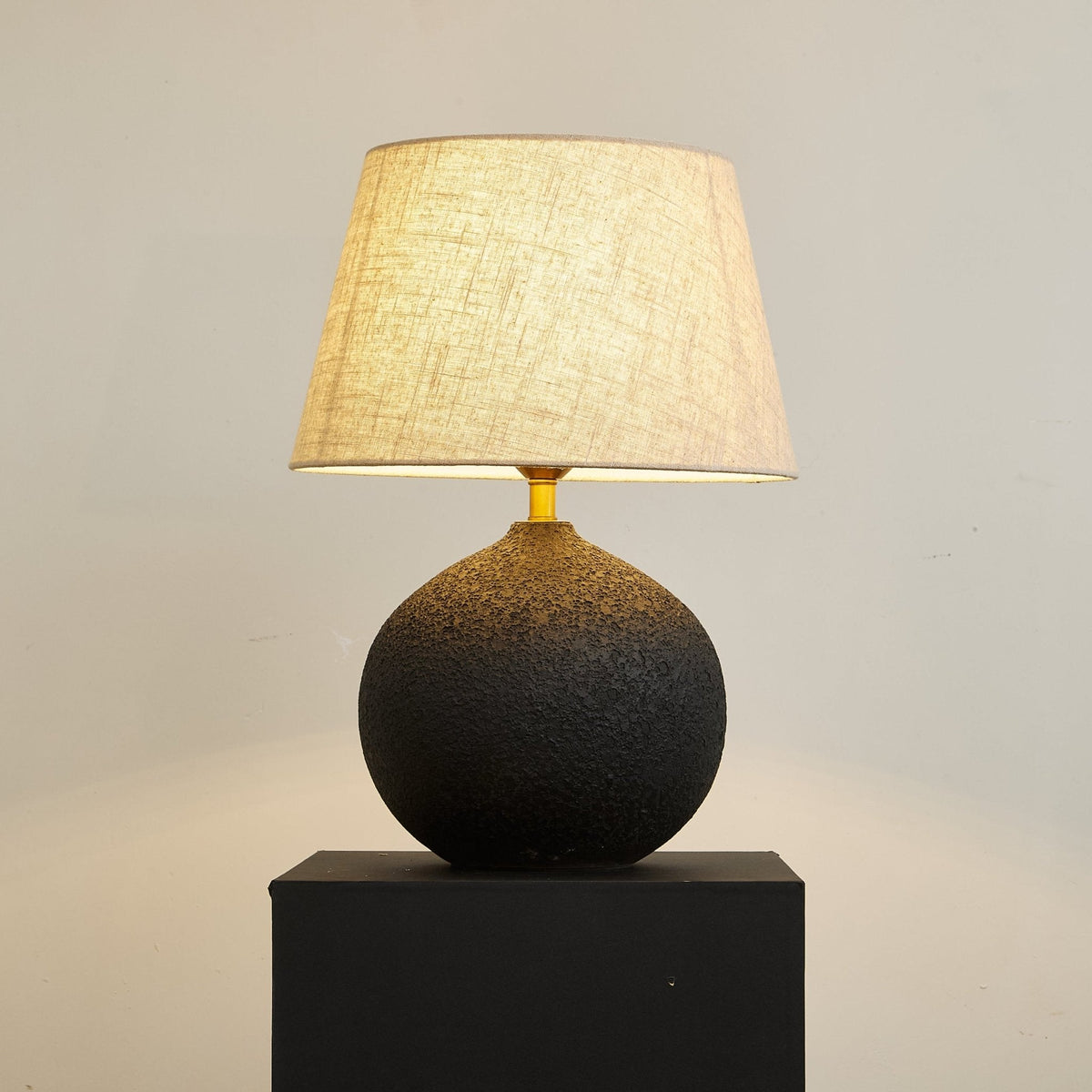 Terra Noir Textured Table Lamp