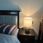 Terra Stripes Table Lamp 9.8"