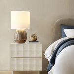 Terra Stripes Table Lamp 9.8"