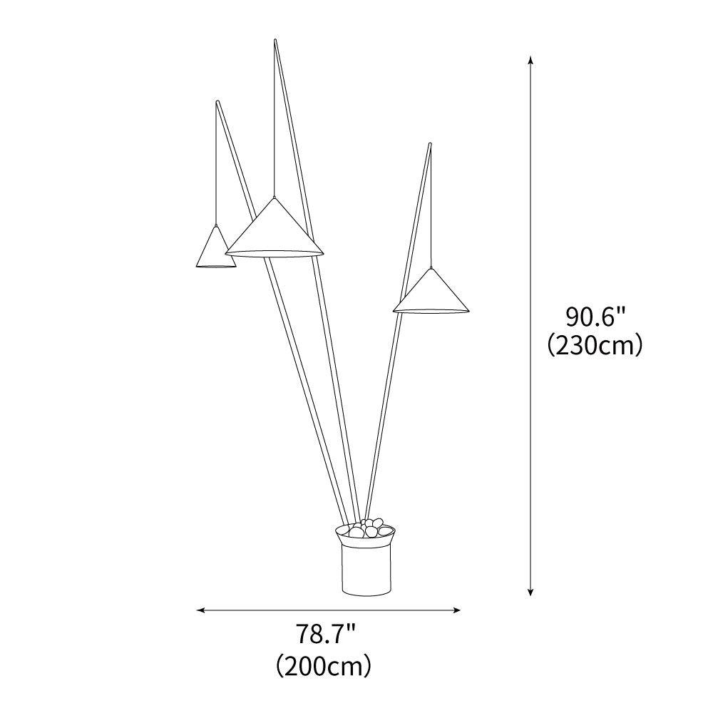 The Noir Arc Floor Lamp