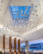 DIY Flying Wave Chandelier