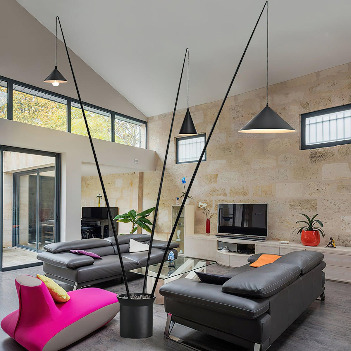 The Noir Arc Floor Lamp