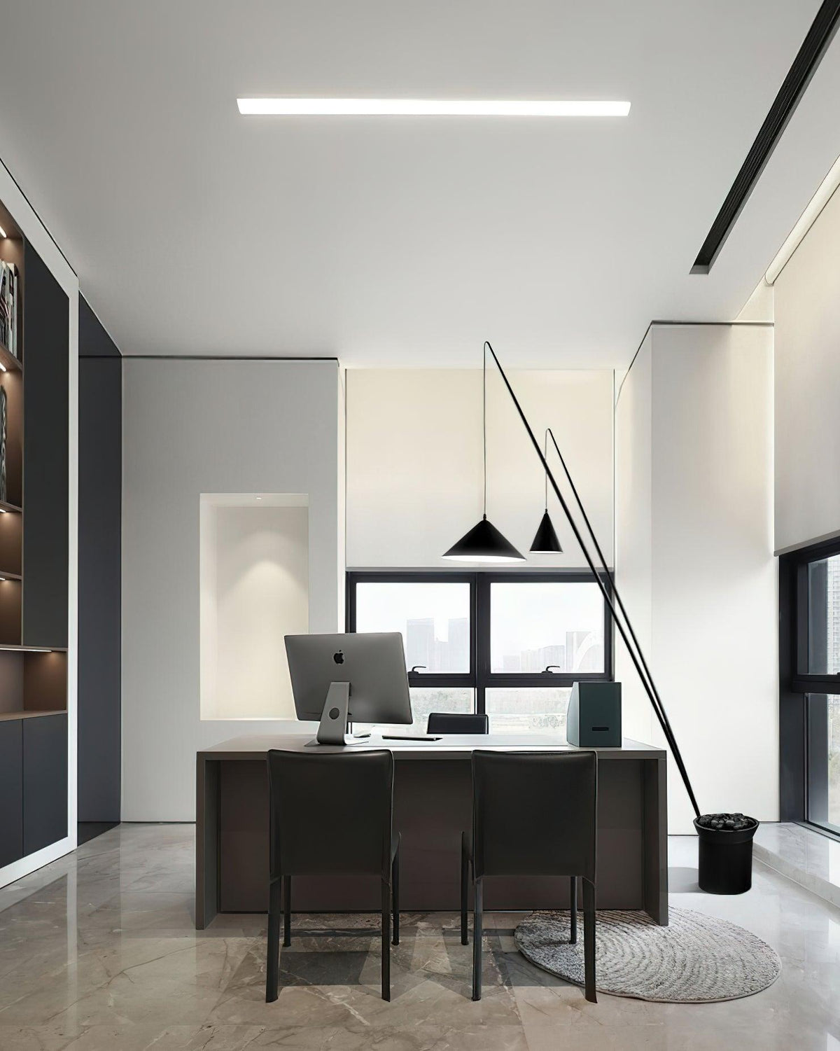 The Noir Arc Floor Lamp