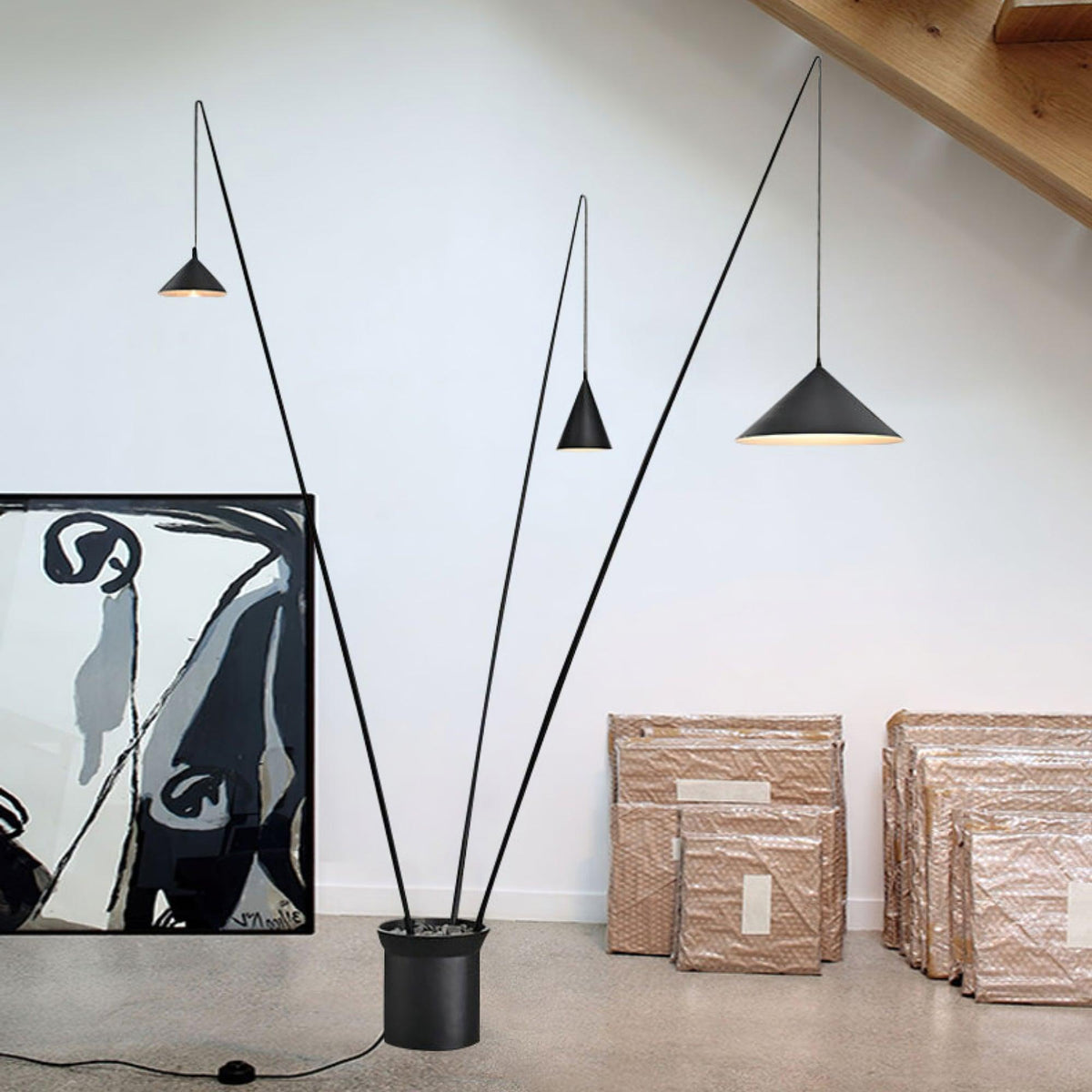The Noir Arc Floor Lamp