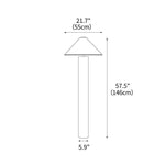 Theo Chrome Floor Lamp 21.7"