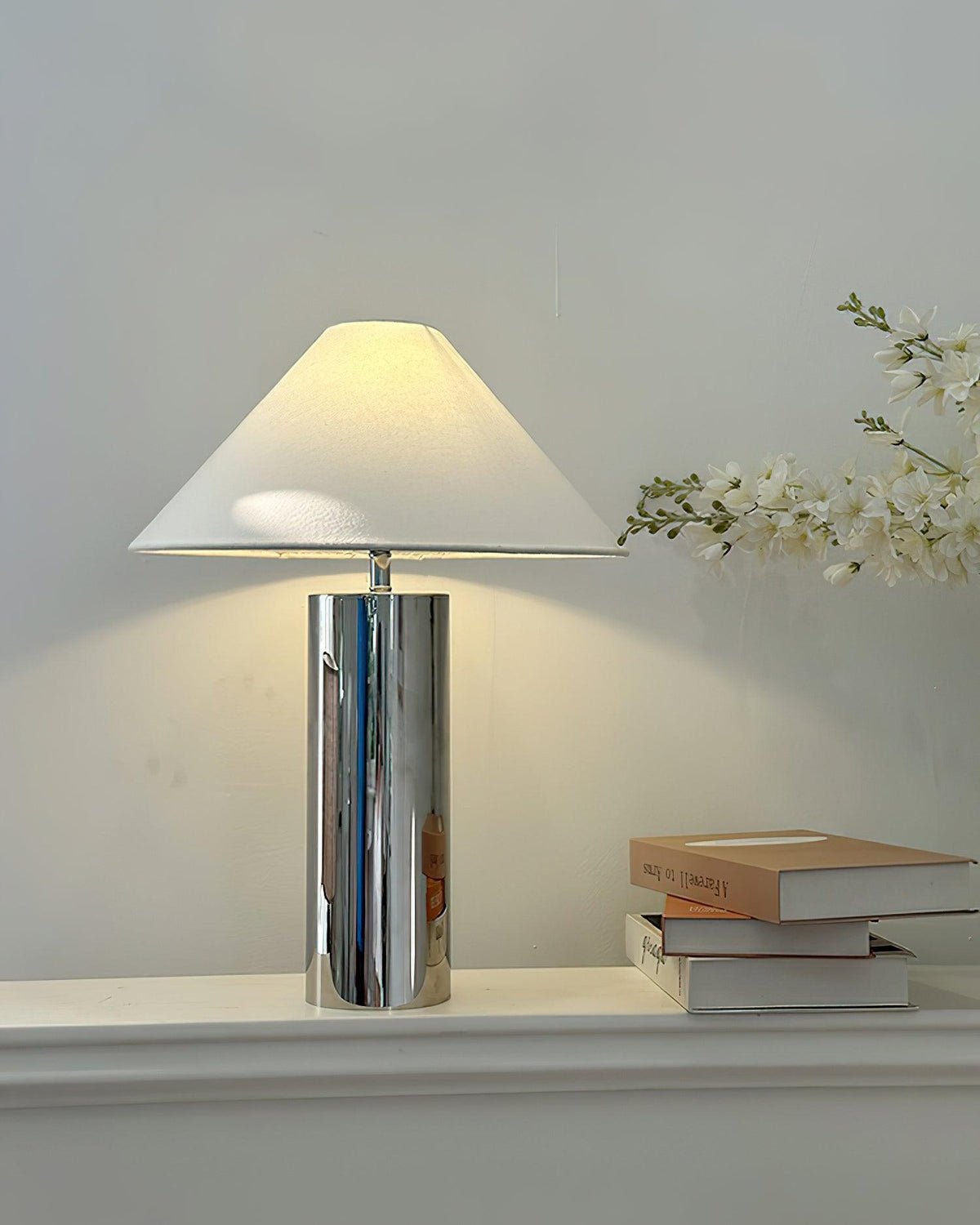 Theo Chrome Table Lamp 15.7"