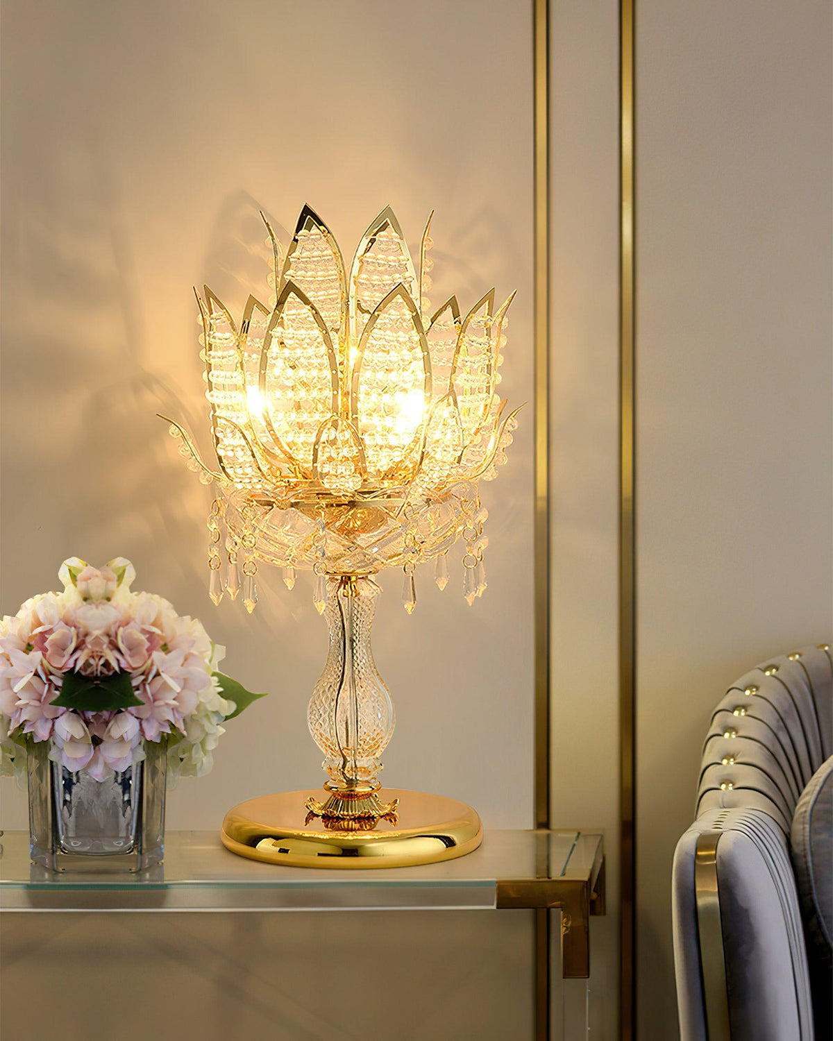 Tiffany Table Lamp 11.8"