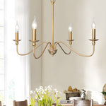 Timeless Gold Candle Chandelier