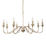 Timeless Gold Candle Chandelier