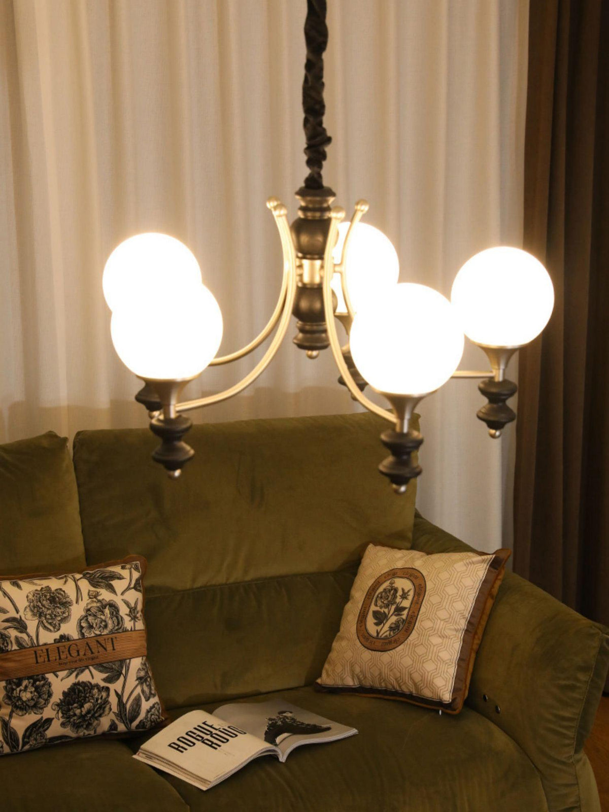 Tina 3-Light Shaded Chandelier