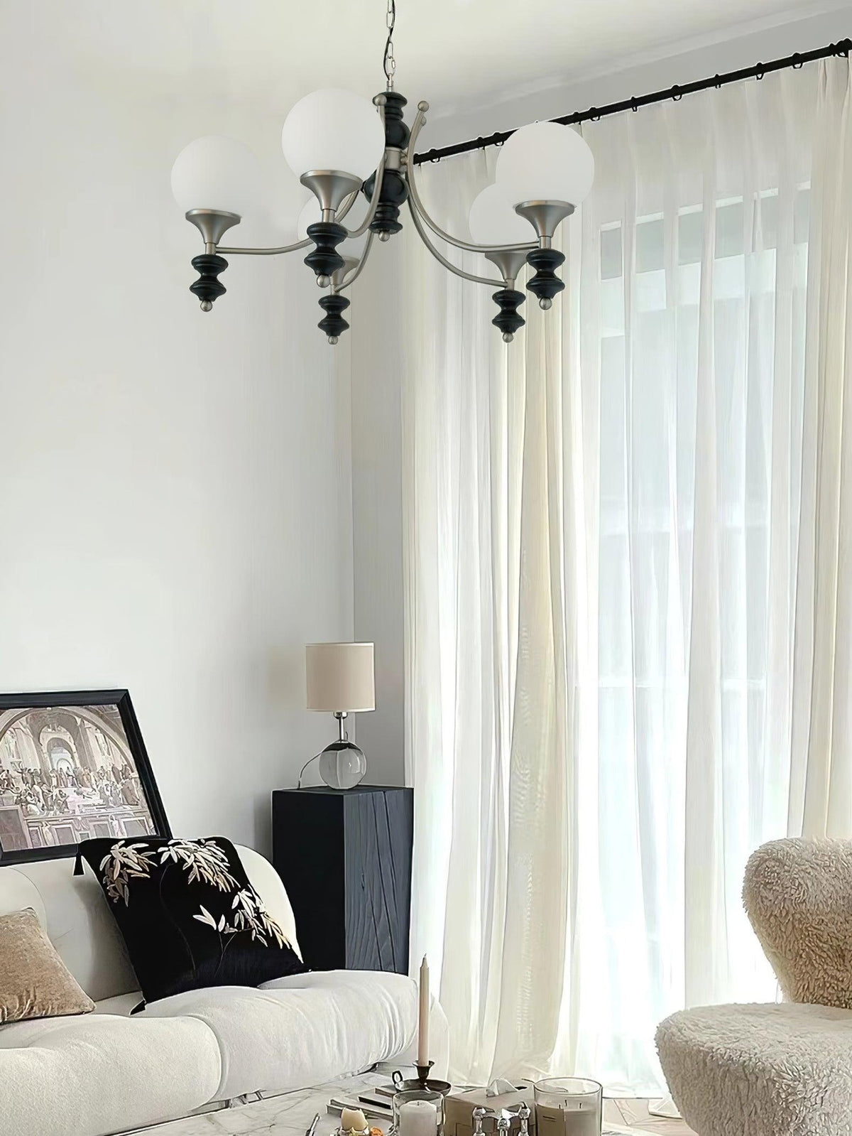 Tina 3-Light Shaded Chandelier