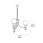 Tina 3-Light Shaded Chandelier