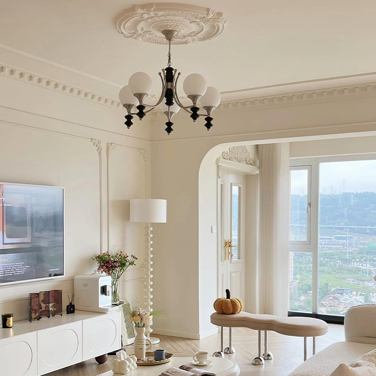 Tina 3-Light Shaded Chandelier