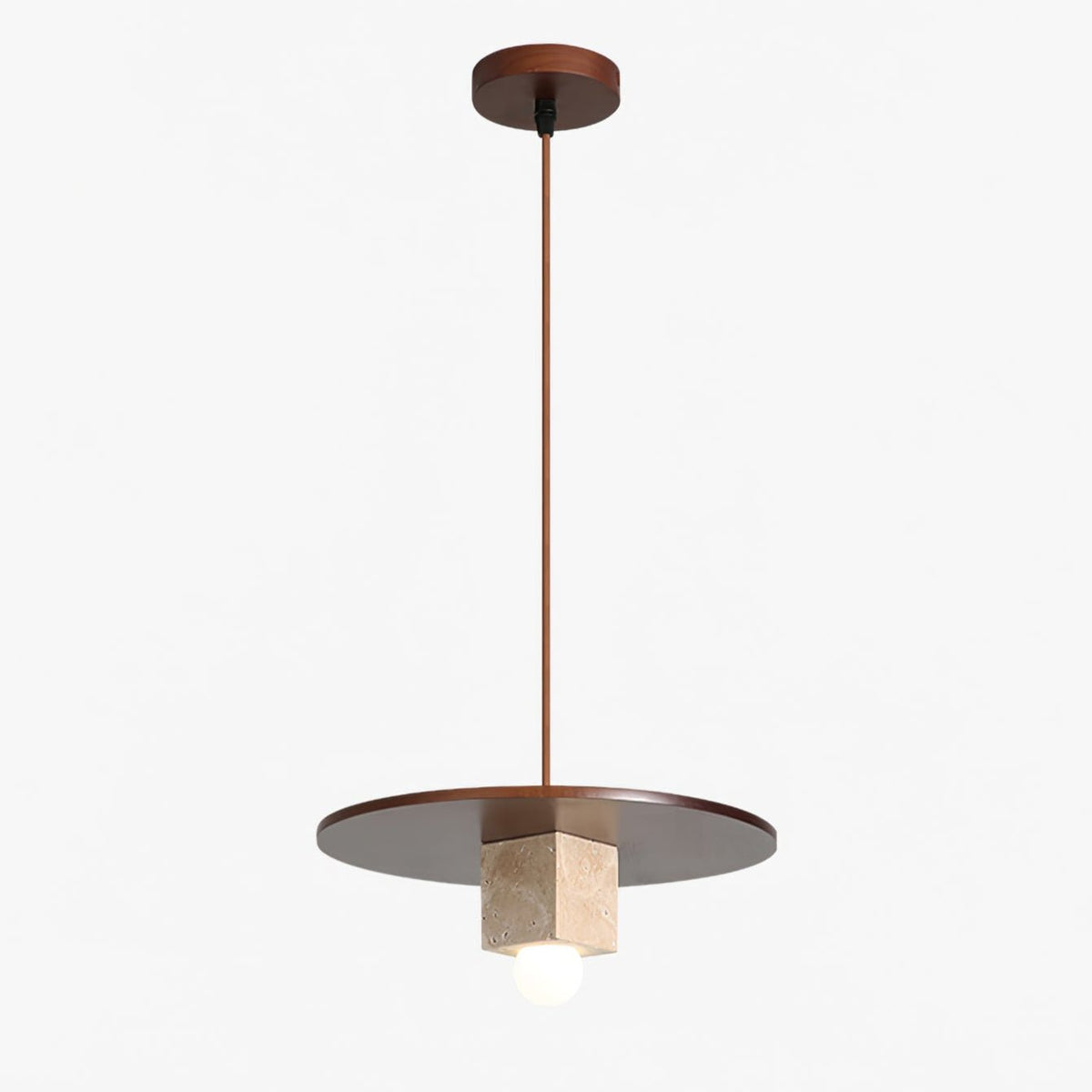 Tondo Stone Disc Pendant Light