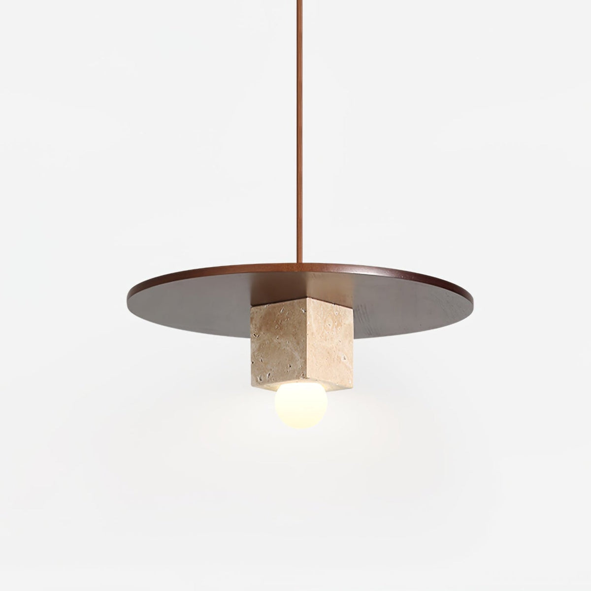 Tondo Stone Disc Pendant Light