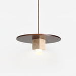 Tondo Stone Disc Pendant Light