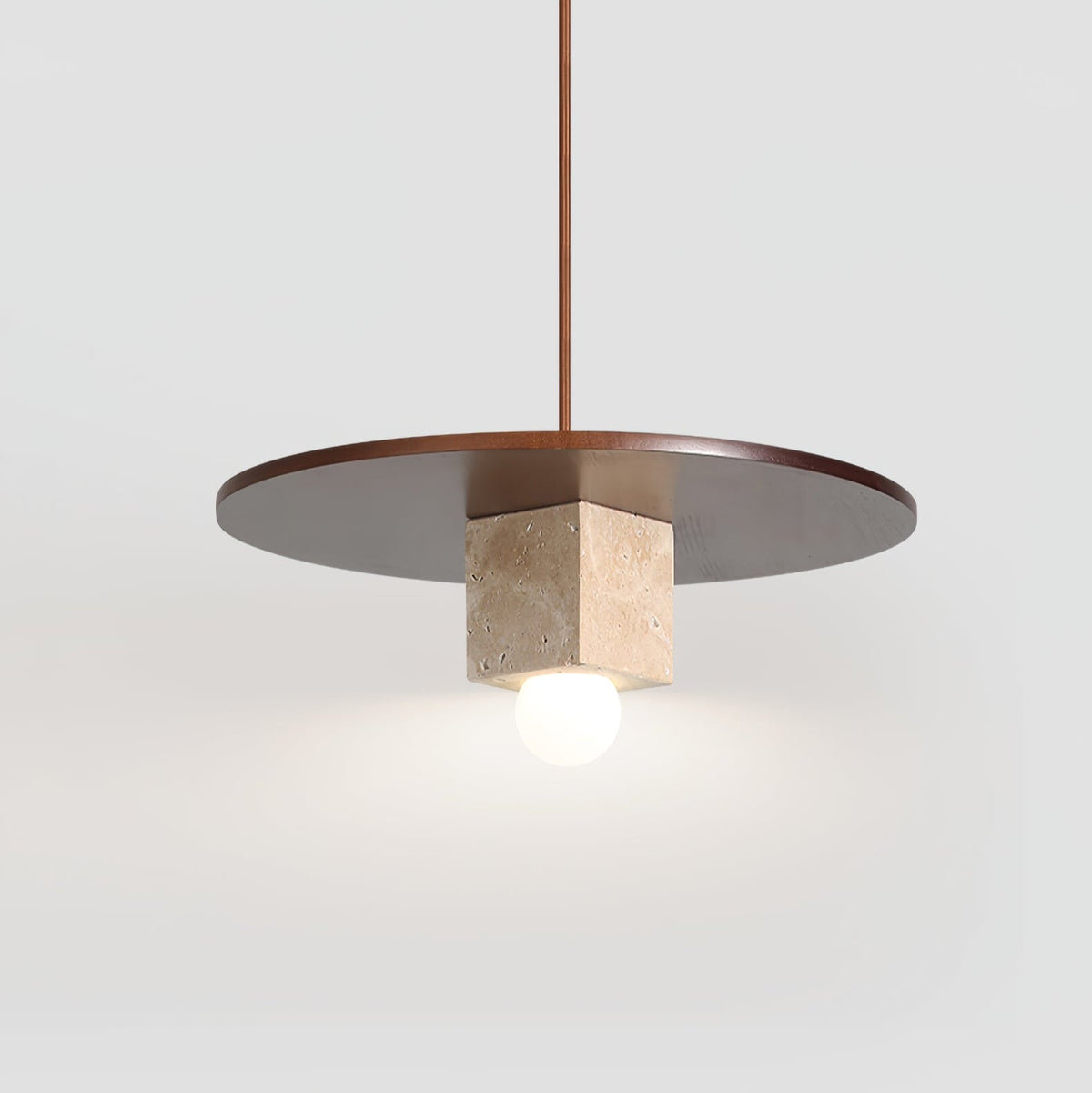 Tondo Stone Disc Pendant Light